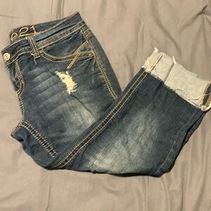 Rue 21 Distressed Jeans size 11/12 c boyfriend style Preloved in EUC